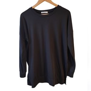 Levaca Black Long Sleeve Tunic Size Large
